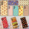 Чехол для телефона French Fries Burger Pizza Для Samsung Galaxy A42 A31 A40 A51 A71 A32 A80 A91 A52 A72 A20e A21S A50 A70 A11 A12