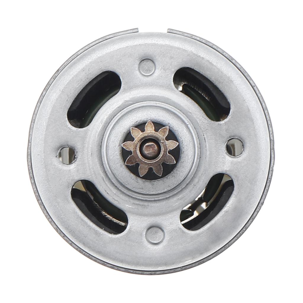 RS550 DC Motor 10.8V/12V/14.4V/16.8V/18V/18V/25V 21500-29000RPM with Single Speed 9 Tooth for Electric Drill / Screwdriver
