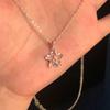 Xingyue Sugar Girlfriends Dream Color-changing Starry- Sky Necklace Female Cute Simple- Net Red Live Broadcast Not Tui Color Collarbone Chain Female