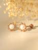 Minimalpiercing 14K Bling Crystal Freshwater Pearl Opal Piercing