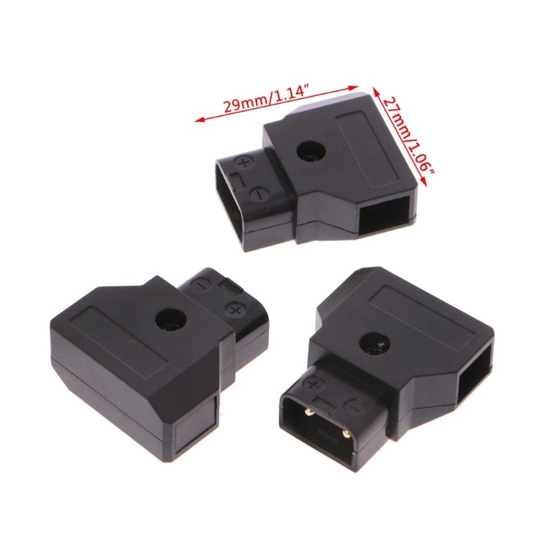 5pcs ABS DTAP D-Tap Plug DIY for DSLR Rig power cable V-mount Anton C Battery Male Plug Drop Ship