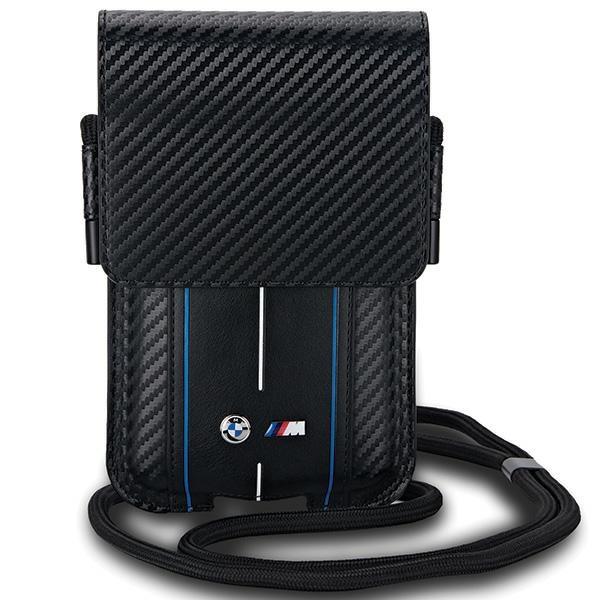 Pokrowiec do laptopa BMW BMPSP15XMSCAKL Carbon Niebiesko-Czarne Paski