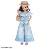 Takara Tomy Licca-chan Blue Vacation Dress-Up Set LW-07, Pretend Play Fashion Toy, Ages 3 and Up