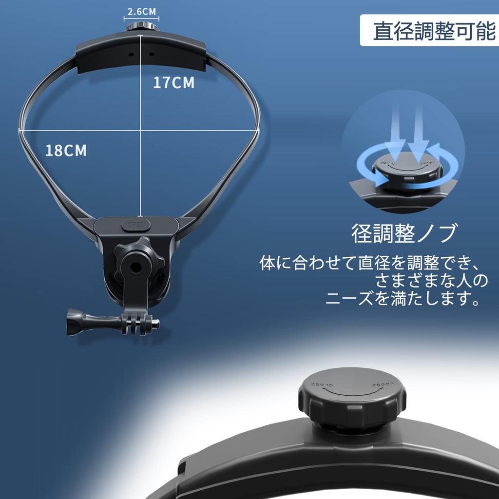 EaxanPic Экшн-камера Смартфон Ожерелье Крепление-держатель на шею GoPro для Совместимого с GoPro HERO MAX Osmo и Смартфонами Крепление, GoPro,
