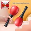 Red Baby Maraca: Newborn Grasping & Hearing Toy, Teether, Early Education Shaker