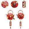 2 шт. Китайский лунный год подвесные украшения Весенний фестиваль декоративные искусственные фрукты для