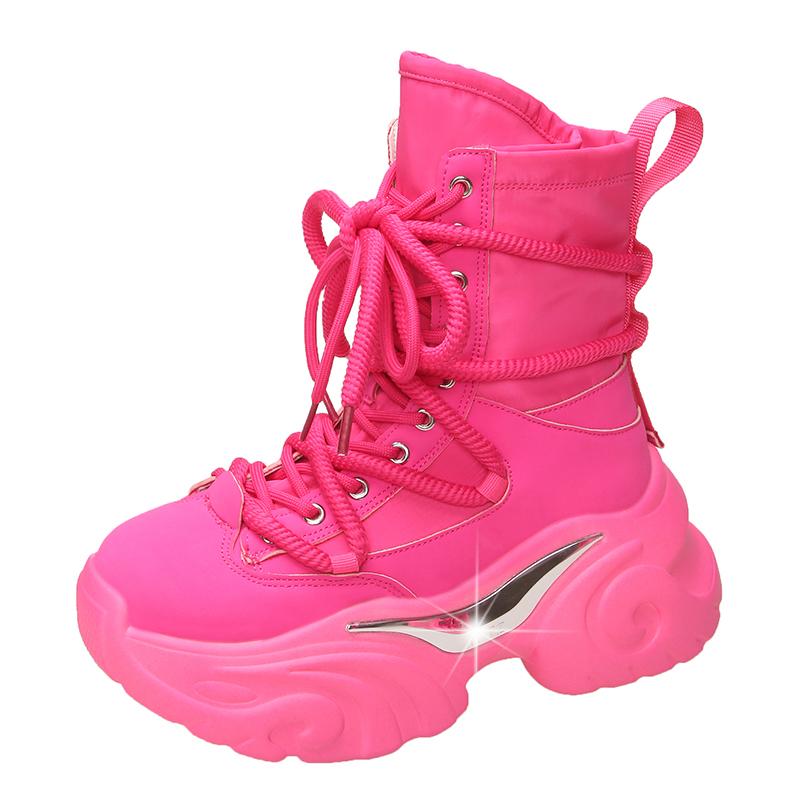 Модные панк-ботинки на толстой платформе для мотоциклистов, женские модные армейские ботинки с толстой подошвой, женские 2024, осень-зима, белые ботильоны на щиколотку, женские