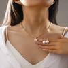 Retro Style Women's Jewelry Set - Imitation Pearl Pendant Earrings Necklace Jewelry Set - Perfect for Parties and Casual Outfits