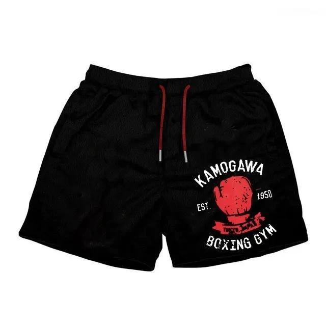 Ippo Shorts Pants Boxing Muay Thai Kickboxing Training Japan Cartoon Anime Animation 3D Print Gym Sport Workout Fitness Cosplay Unisex Men Women