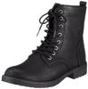 Amazon Essentials Women's Lace-Up Combat Boots, Black, Size 24.0 Cm