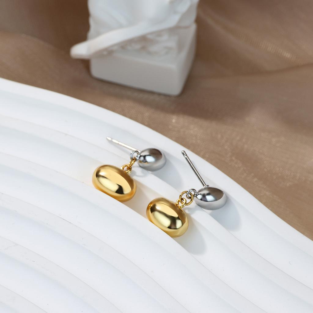 Luxury Cross Hoop Stud Earrings for Women Stainless Steel Gold Color Piercing Earring 2025 New Fashion Wedding Couple Zircon