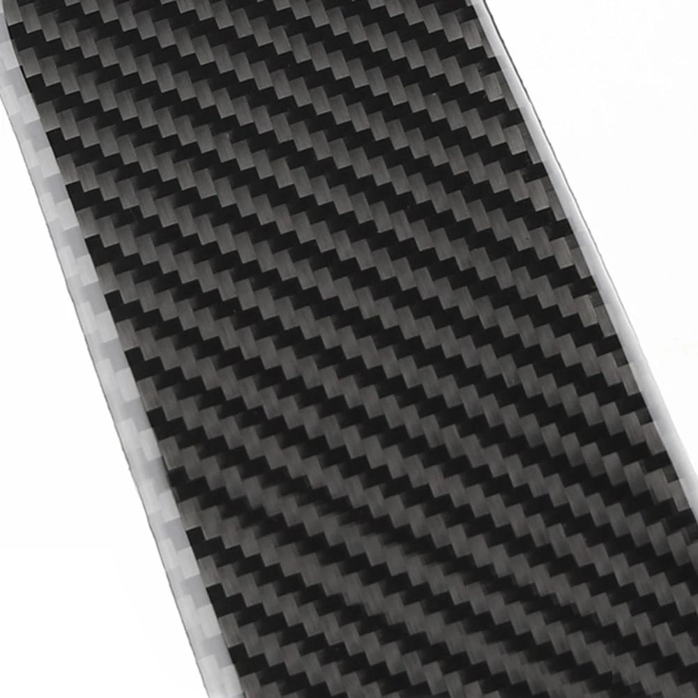 Углеродное волокно салона автомобиля, крышка панели приборной панели, накладка для Ford Mustang 2015 2016 2017 2018, стильный декор