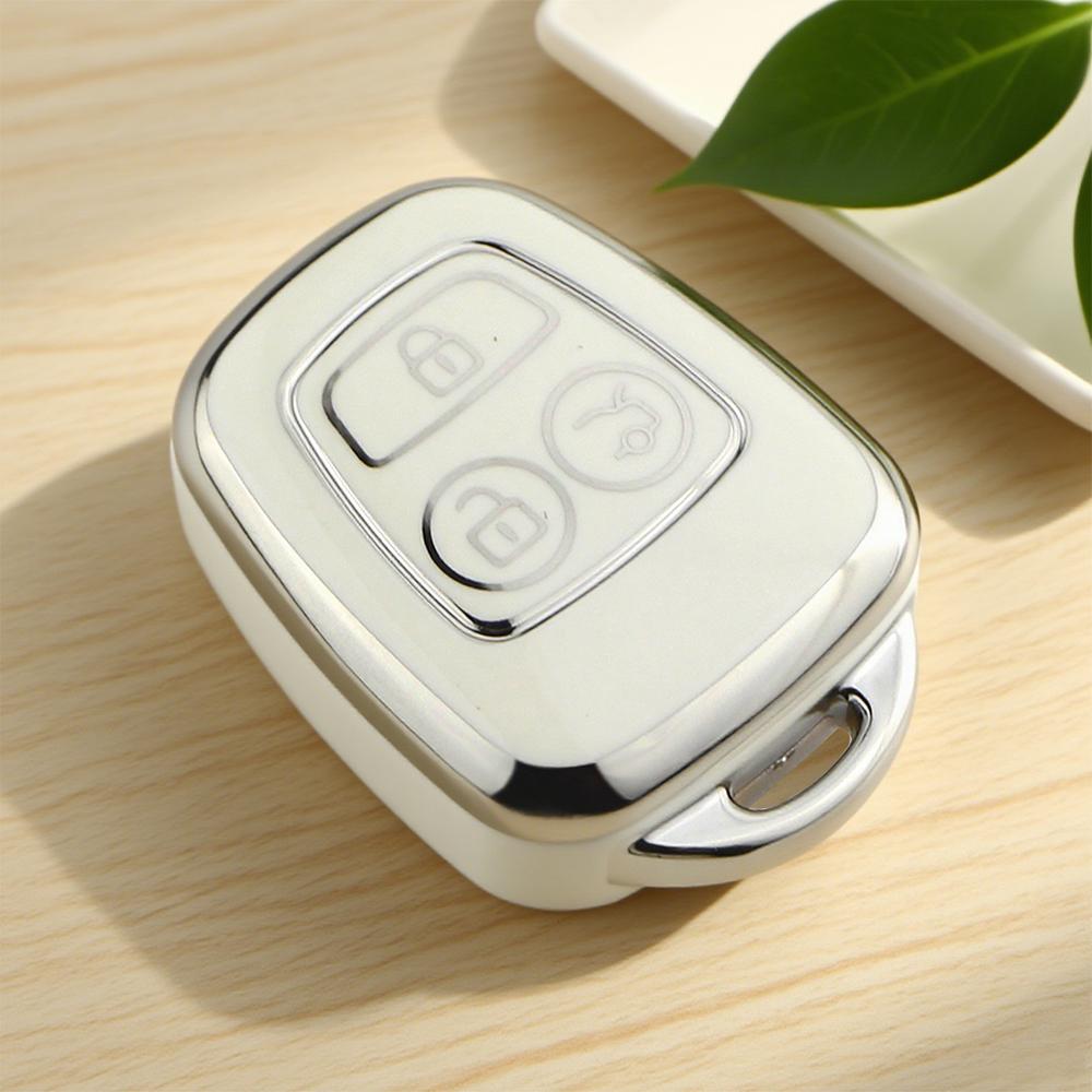 3buttons Auto Shell Fob Protector TPU Car Remote Key Case Cover for Citroen C1 C4 for Peugeot 106 107 206 207 306 307 406 407