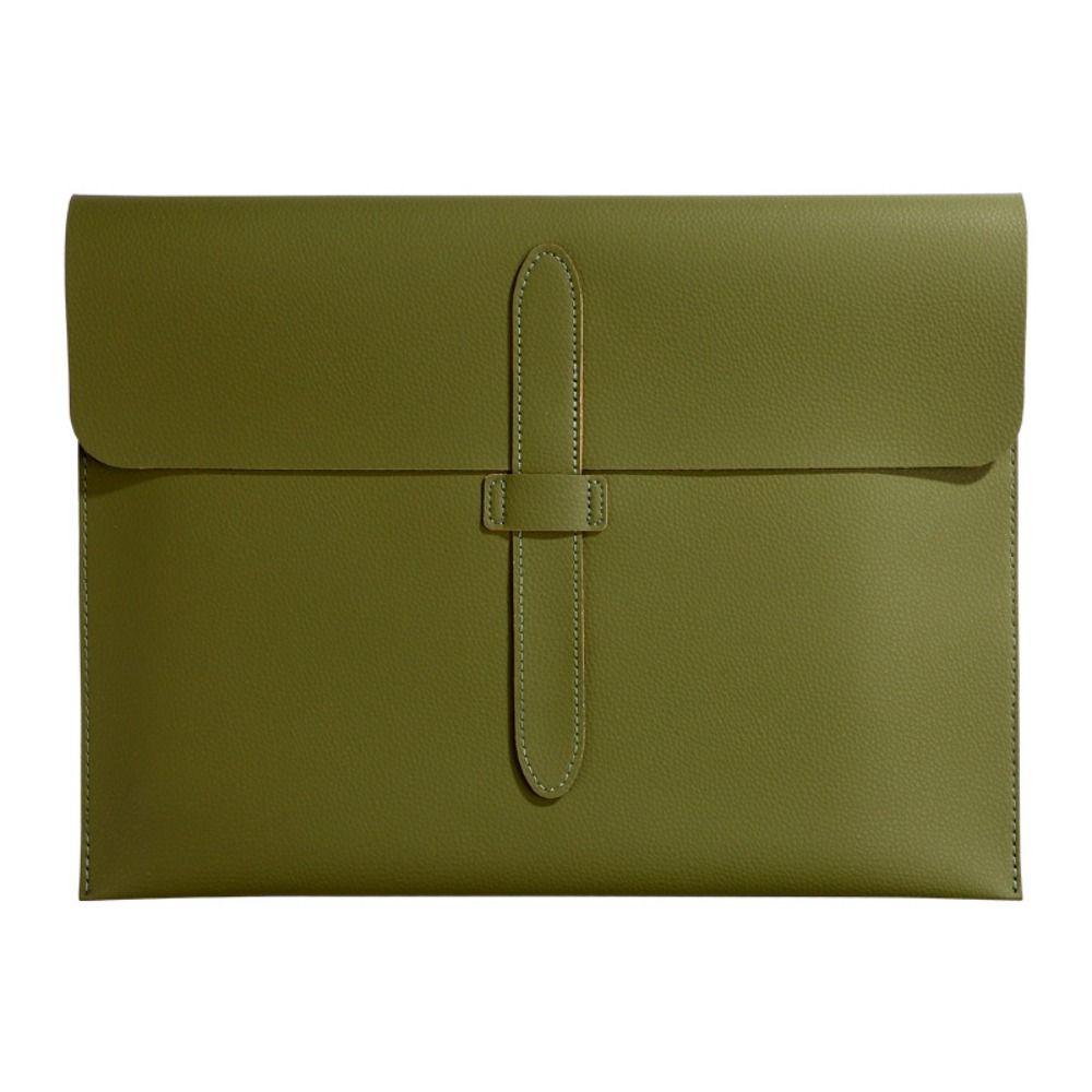 Waterproof Business Leather Document Bag Simple Data Contract Bill File Bag  Office School Supplies