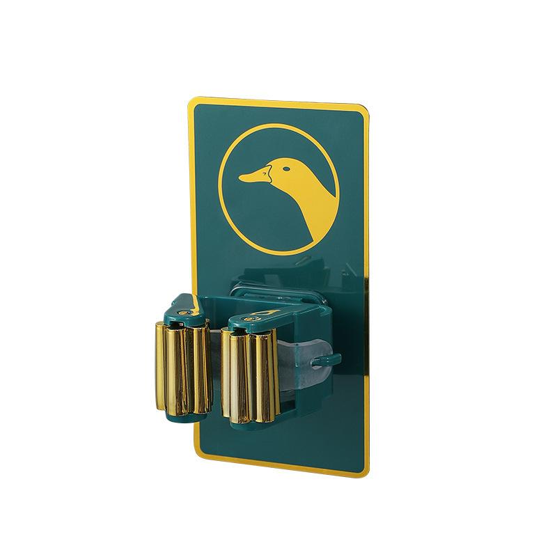 Клейкий держатель для швабры и щетки, настенный органайзер для швабры, захват для щетки без проколов для ванной комнаты, кухонное хранение