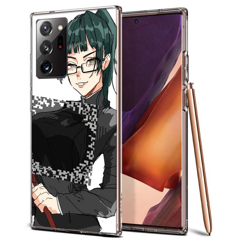 Чехол для телефона Maki Zenin Jujutsu Kaisen для Samsung A55 A35 A25 A15 A07 A05S A16 A17 A26 A36 A37 A56 A57 Galaxy Note 20 10 A50S A71