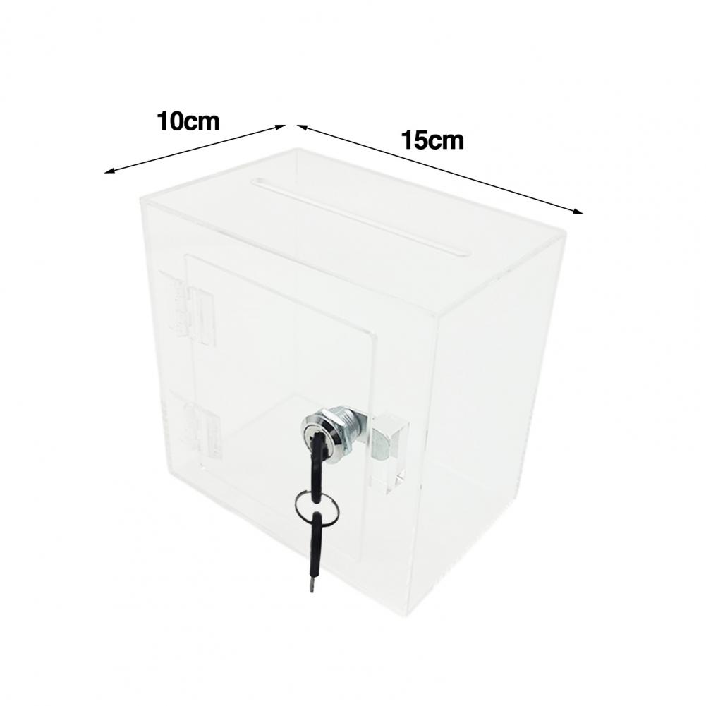 Прозрачный чехол-копилка, копилка с 2 запертыми акриловыми копилками с идеальным решением для сбережений для взрослых и подарков