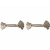 2pcs 55 Degree Screw Pitch Gauge 0.5-7.0mm Range Stainless Steel Gauge  For Screw Cutting