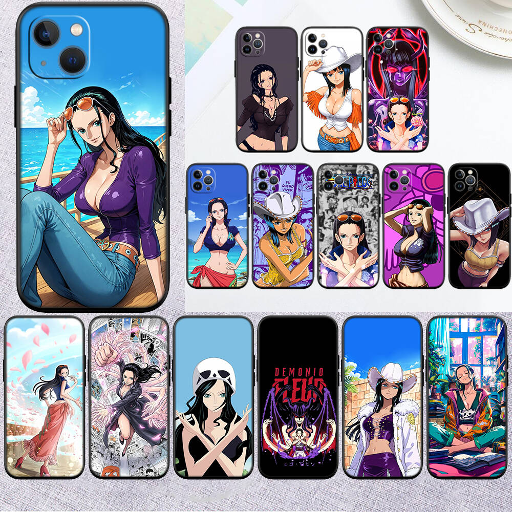 MH121 Чехол-бампер One Piece Нико Робин для Redmi Note 12 12S 12C 13 13C 13R 14 14S 14R 14C Pro Max Plus A3 A3X A4 A5 11A 13X