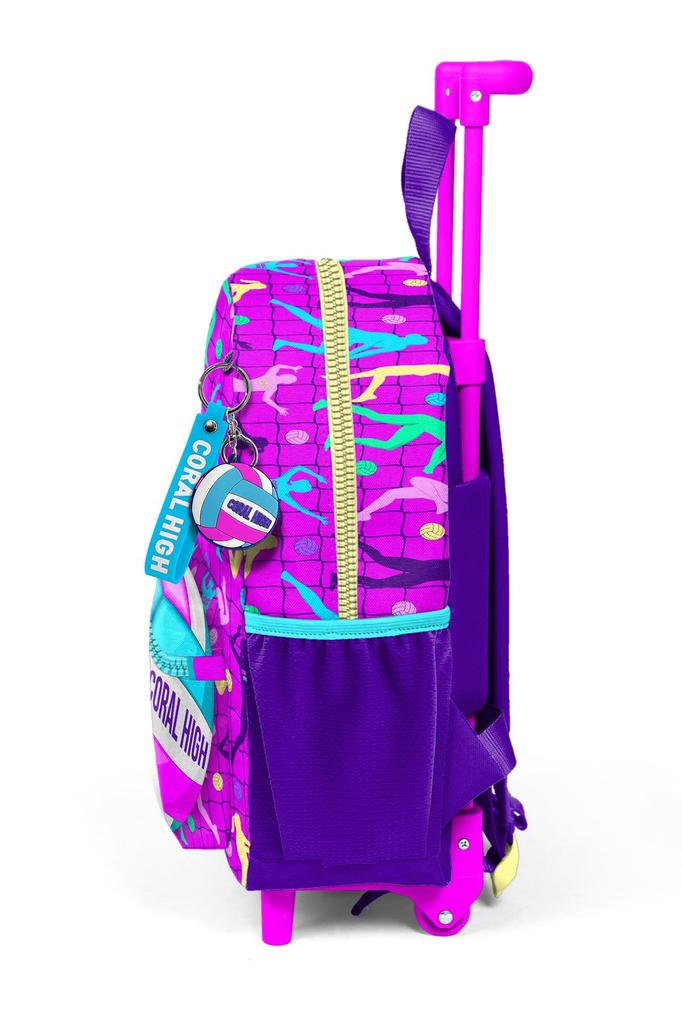 Рюкзак Minik Yuva Squeegee Розовый Фиолетовый Волейбольный с рисунком и двумя отделениями 24061