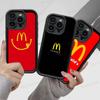 M Известный ЛОГОТИП M-McDonaldes Чехол для телефона Для IPhone 17 16 15 13 11 12 14 Pro Max Plus Силиконовая Защитная Крышка