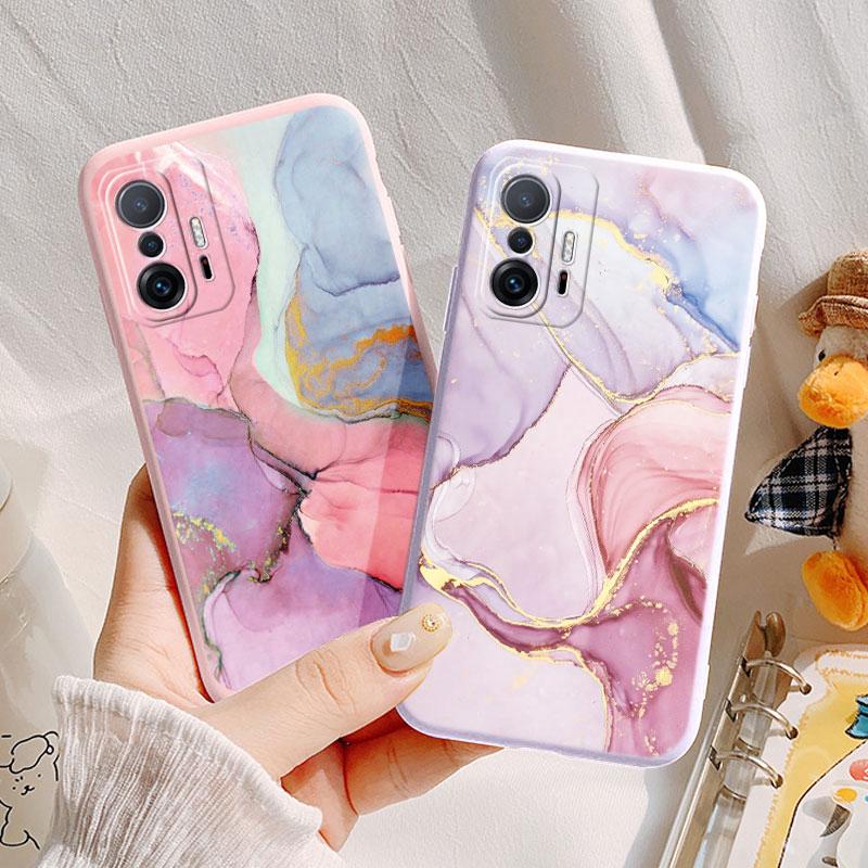 Marble Pattern Phone Case For Xiaomi 11T Pro Mi11T Pro Protective Cover Case Soft Silicone Funda For Xiaomi Mi 12T 13T TPU Coque
