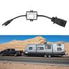 Разъем для прицепа, преобразователь света, 4-контактный адаптер США на 7-контактный адаптер евро, разделительный сигнал остановки/тормоза
