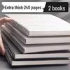 Сверхтолстая спиральная тетрадь - А4 и В5 в линейку и в клетку для студентов