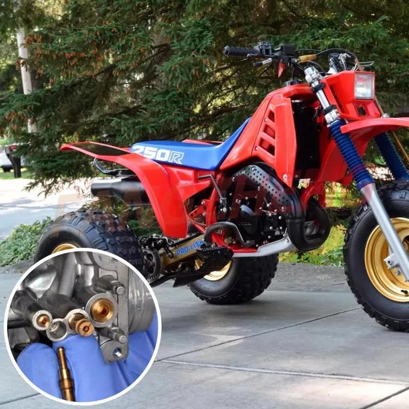 10pcs Carburetor Main Jets Slow Pilot Jets M5 6mm M4 5mm Thread For PWK Keihin OKO CVK Carb Set Injector Nozzle Motorcycle Part