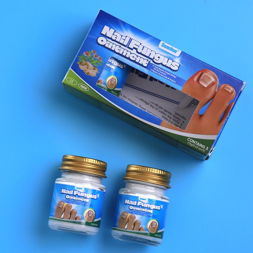 Sumifun 1 Pc Onychomycosis Nail Repair Cream Solution Remove Toenail Fungus Paronychia Nourish Moisturize Nails for Thick,Discolored,Cloud