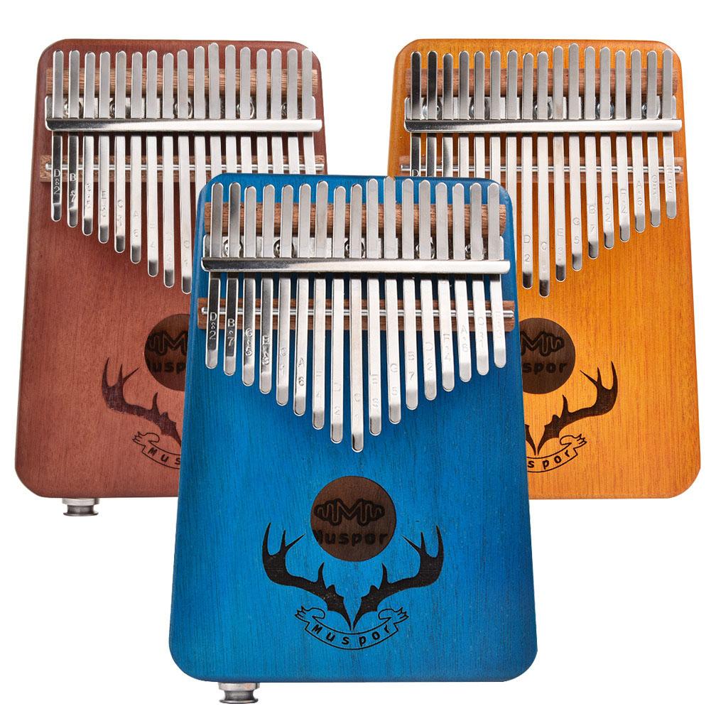 Kalimba EQ Kalimba Pickup Thumb Piano With Bag 17 Key