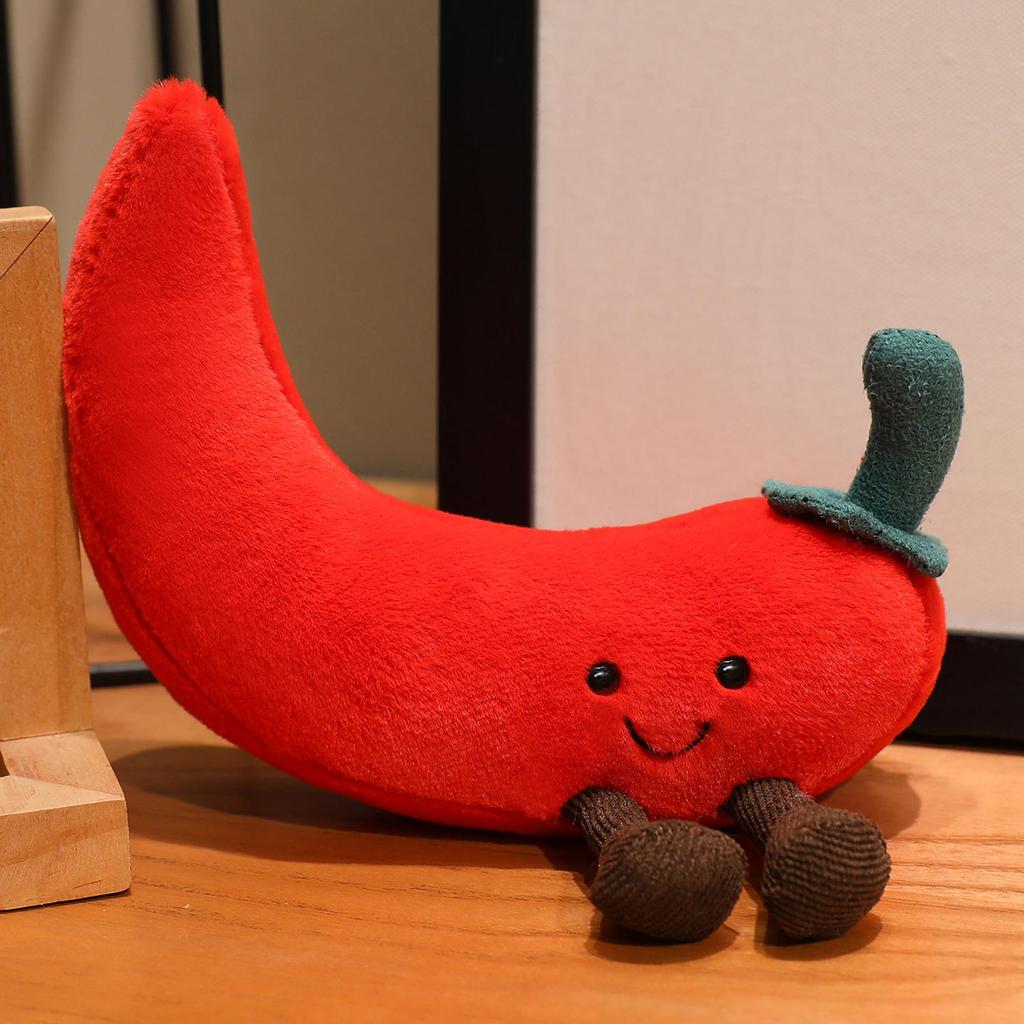 Simulation Cane Chili Plush Toy Creative Gift Children'S Gift Desktop Decoration Ornament