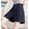 Женские джинсовые шорты Siboshe с высокой талией, потертые, широкие