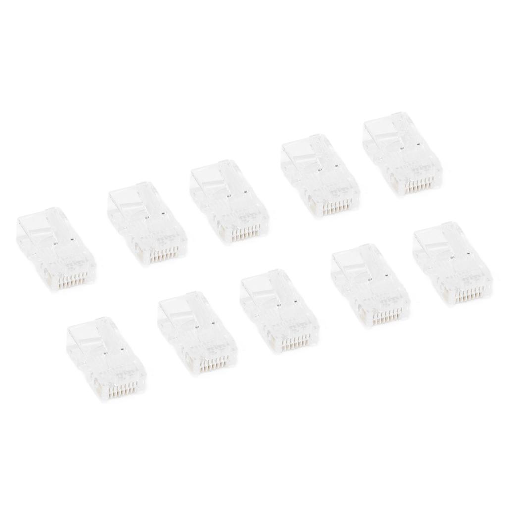 100 шт. Разъем TF1013D CAT5 RJ45 8P8C Муфта для Ethernet-кабеля Кристальная головка для сети