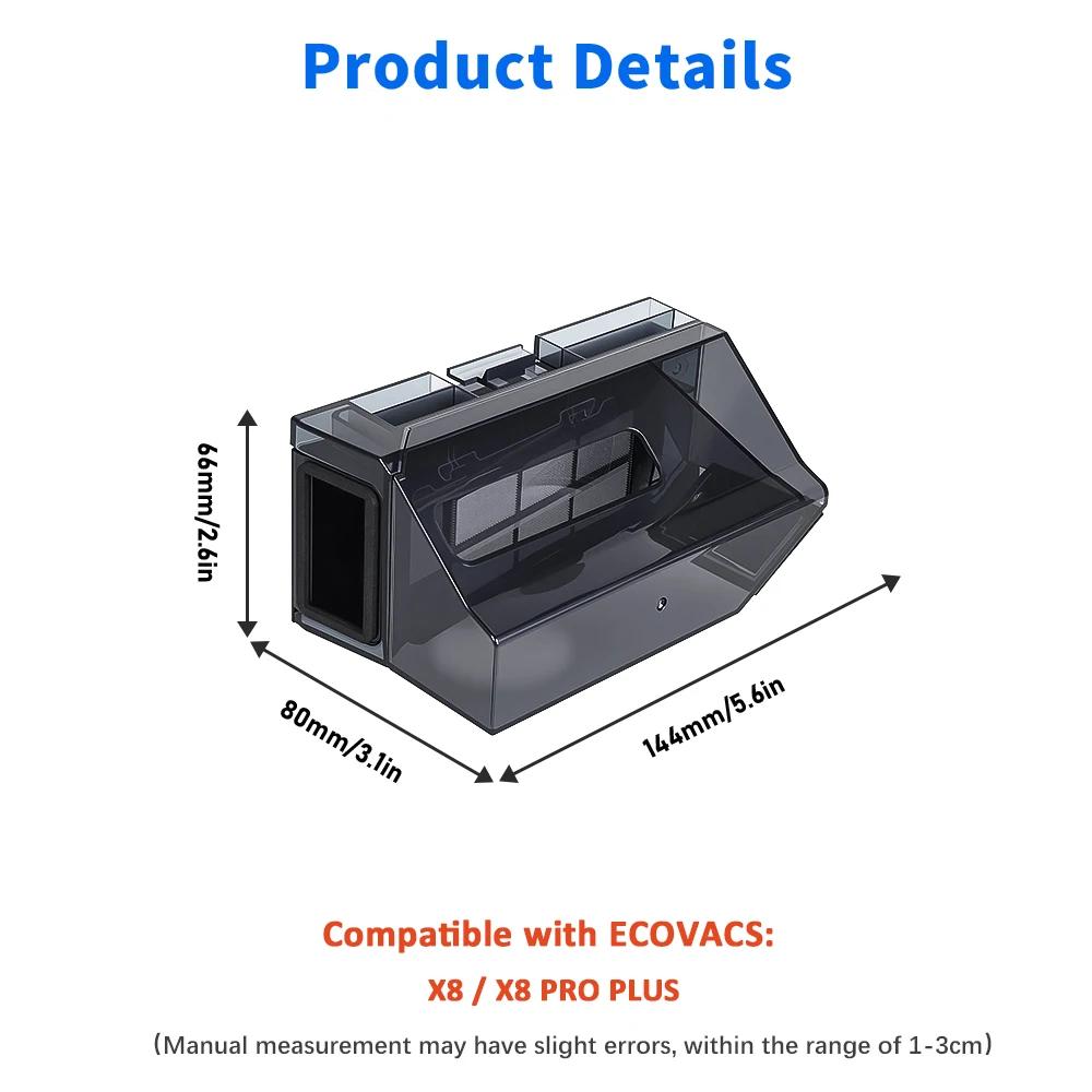 Replacement Kit Roller Side Brush Dust Bag Filter For Ecovacs X8 Omni X8 Pro Omni X8 AUTO DEX56 For Yeedi S14 Plus Vacuum Parts