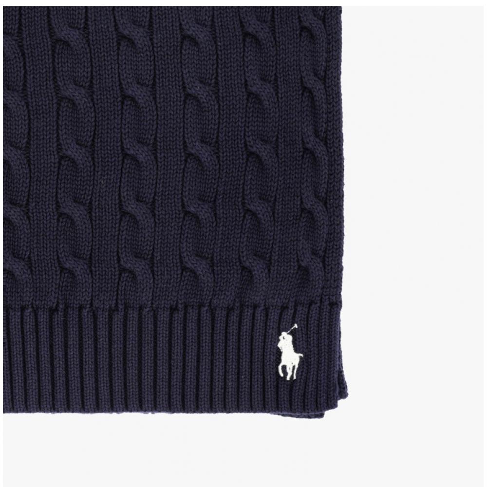 Polo Ralph Lauren Wc0525 411 Pony Cable Knit Muffler