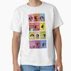 Unisex Cotton T Shirt Mafaldas Friends Full Group Characters Classic Latin Comic Fan Casual Streetwear Tops