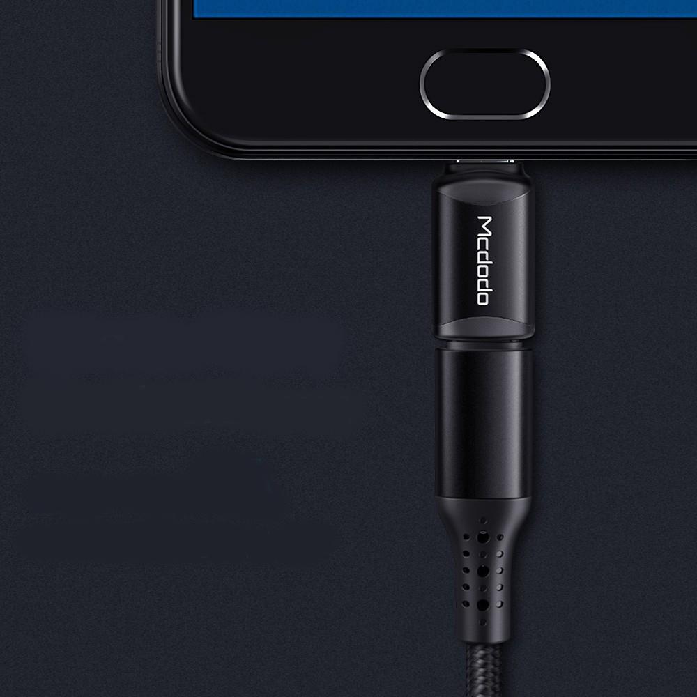 Mcdodo Адаптер для телефона USB-C - Micro USB Адаптер Черный Ot-7690