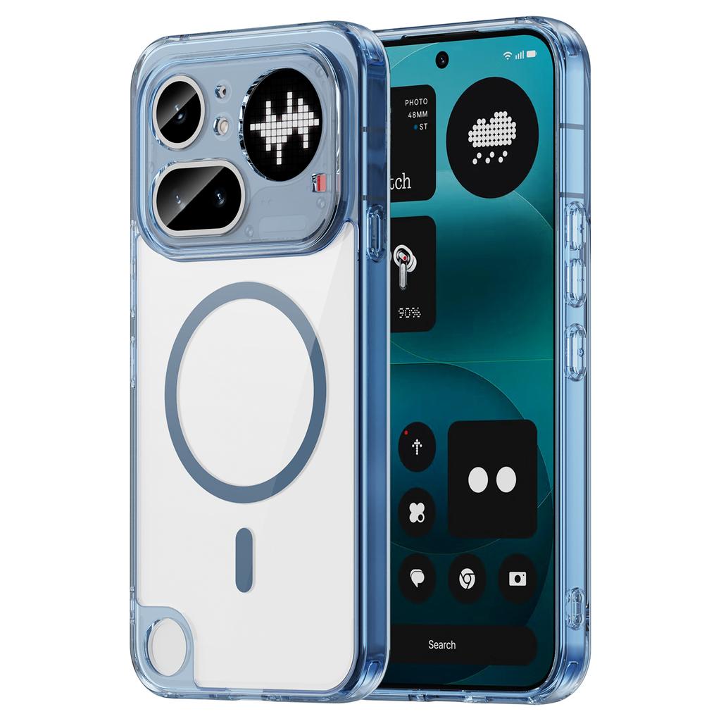 Нескользящий Прозрачный Магнитный Чехол Fundas Для Nothing Phone 4A Pro A069P 6,83 дюйма Мягкий TPU Каркас Акриловая Ударопрочная Крышка
