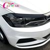 ABS автомобильные фары, веки, накладки на брови, наклейки для Volkswagen Polo MK5 MK6 2011-2022 VW Polo 9N 2005-2009