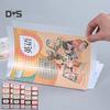 DYS Stationery 10Pcs Matte Clear Adhesive School Textbook Protective Case Book Jacket Cover