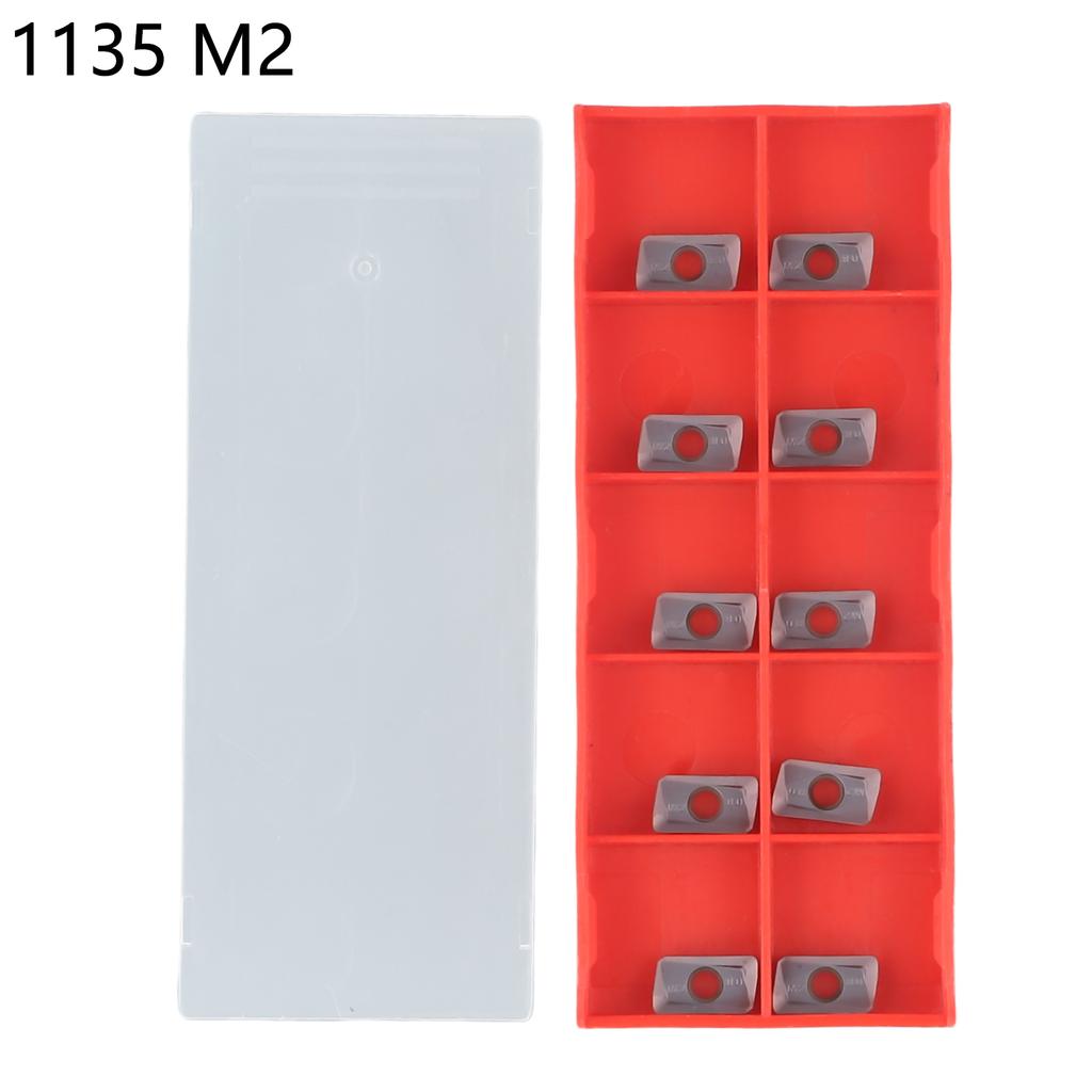Твердосплавные пластины APMT1604 и APMT1135 для H2 VP15TF с системой легкой замены на основе ключа и производительностью 10 шт.