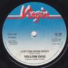 7-дюймовая пластинка YELLOW DOG - Just One More Night VS195 Virgin 1978 UK Rock Б/у