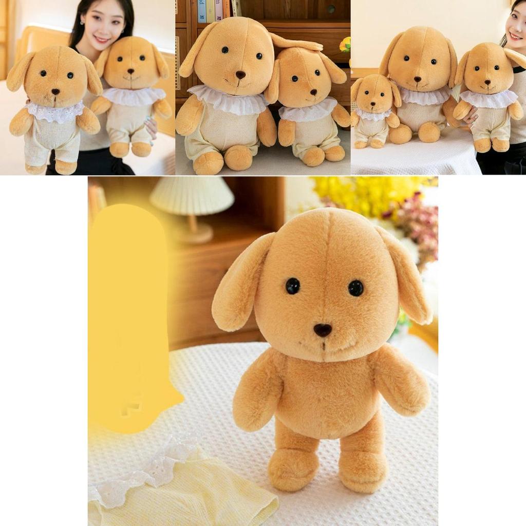 Cute Adorable Plush Poodle Puppy Doll Family Soft Toy For Girls Birthday Gift