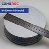 100 Pieces 150mm Sanding Discs White Fused Alumina 6-Inch Dry Sanding Papers Hook and Loop Grit 60~1000