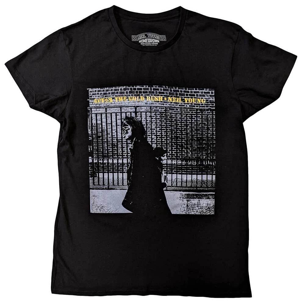 Neil Young After The Gold Rush T-Shirt Black New