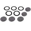 Carbide Cap Lamp Rebuild Kits  5 Gaskets & 5 Felt Filters
