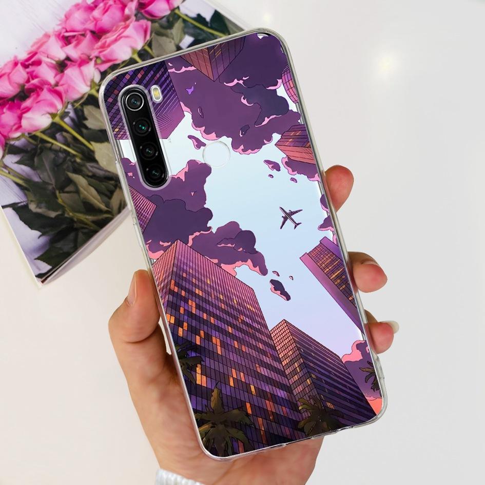 Для Xiaomi Redmi Note 8 Чехол Милый Мультяшный Мягкий Силиконовый Чехлы Для Телефона Для Xiaomi Redmi Note 8T 8 t Чехол На Redmi Note8 Задняя Крышка