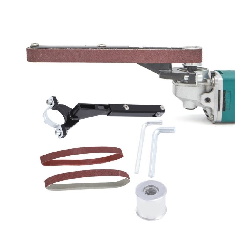 Кронштейны для ленточной шлифовальной машины Угловая шлифовальная машина Модифицированная шлифовальная машина для шлифовальной ленты для угловой шлифовальной машины 100 Для полировки древесины/металла