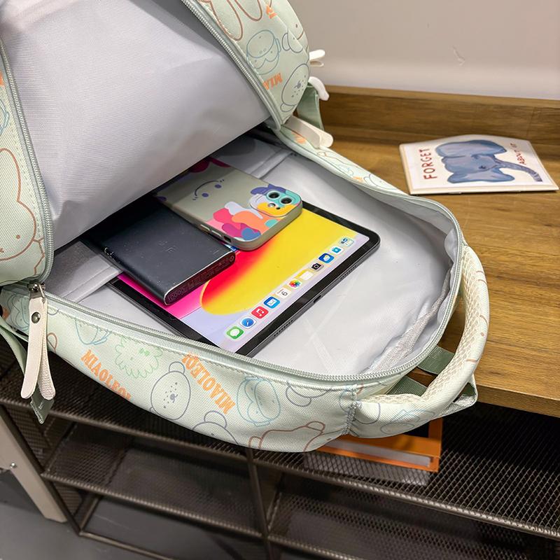 Школьная сумка женская мультяшный принт дорожный рюкзак большой емкости рюкзак для студентов